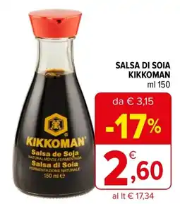 Iperal Salsa di soia KIKKOMAN offerta