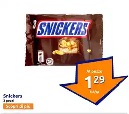 Action Snickers offerta