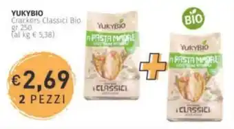 Prezzemolo e Vitale YUKYBIO Crackers Classici Bio offerta