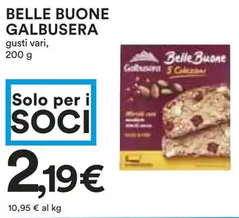 Coop Belle buone galbusera gusti vari, offerta