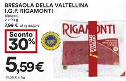 Coop Bresaola della valtellina i.g.p. rigamonti bipacco, offerta