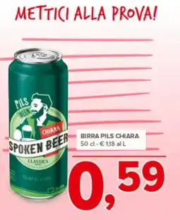 Todis Birra pils chiara offerta