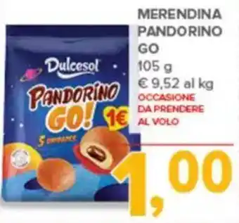 Todis Merendina pandorino go offerta