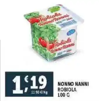 Deco Supermercati Nonno nanni robiola offerta