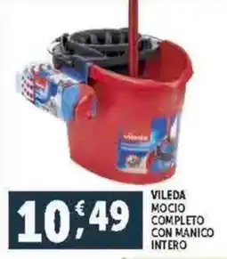 Deco Supermercati Vileda mocio completo con manico intero offerta