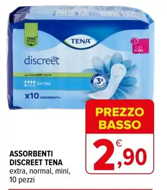 Iperal Assorbenti discreet TENA offerta