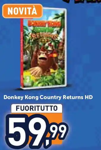 Unieuro Donkey Kong Country Returns HD offerta