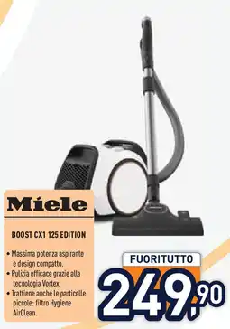 Unieuro Miele BOOST CX1 125 EDITION offerta