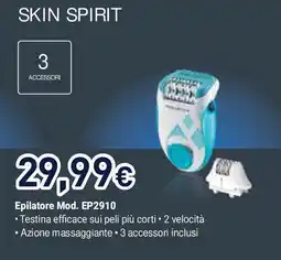 Unieuro Skin spirit Epilatore Mod. EP2910 ROWENTA offerta