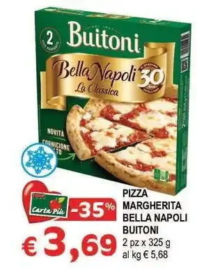 Crai Pizza margherita bella napoli BUITONI offerta