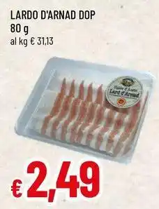 Famila Lardo d'arnad dop offerta