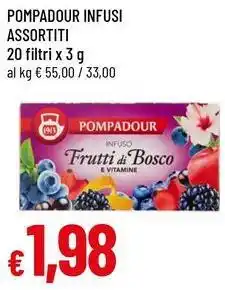 Famila POMPADOUR infusi assortiti offerta