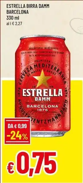 Famila ESTRELLA Birra damm barcelona offerta