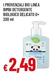 Famila I PROVENZALI Bio linea bimbi detergente biologico delicato 0+ offerta