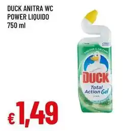 Famila DUCK Anitra wc power liquido offerta