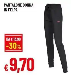 Famila Pantalone donna in felpa offerta