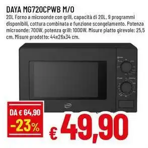 Famila DAYA Mg720cpwb m/o offerta