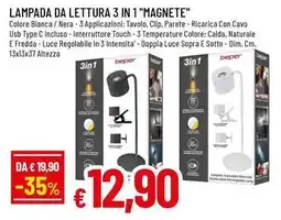 Famila Lampada da lettura 3 in 1 "MAGNETE" offerta