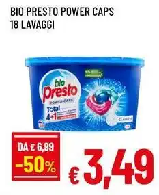 Famila Superstore BIO PRESTO Power caps offerta