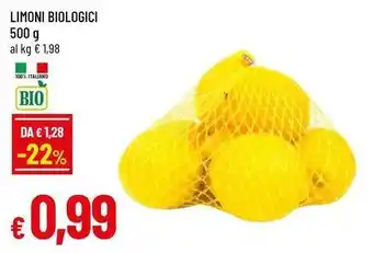 Famila Superstore Limoni biologici offerta