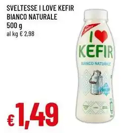 Famila Superstore SVELTESSE i love kefir bianco naturale offerta