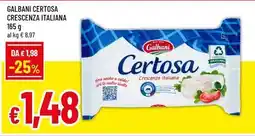 Famila Superstore GALBANI Certosa crescenza italiana offerta