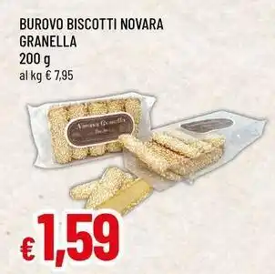 Famila Superstore Burovo biscotti novara GRANELLA offerta