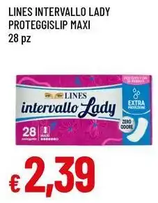 Famila Superstore LINES Intervallo lady proteggislip maxi offerta