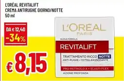 Famila Superstore L'ORÉAL Revitalift crema antirughe giorno/notte offerta