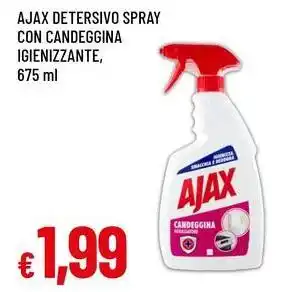 Famila Superstore AJAX Detersivo spray con candeggina igienizzante offerta