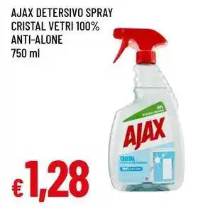 Famila Superstore AJAX Detersivo spray cristal vetri 100% anti-alone offerta