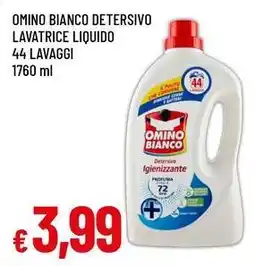 Famila Superstore OMINO BIANCO Detersivo lavatrice liquido offerta