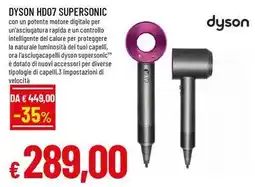 Famila Superstore DYSON Hd07 supersonic offerta