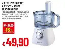 Famila Superstore ARIETE 1769 robomix compact robot multifunzione offerta