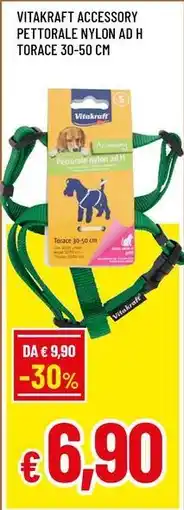 Famila Superstore VITAKRAFT Accessory pettorale nylon ad h torace 30-50 cm offerta