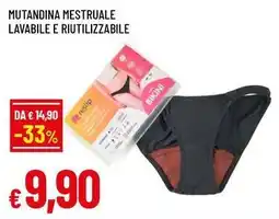 Famila Superstore Mutandina mestruale lavabile e riutilizzabile offerta