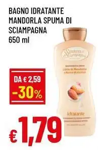 Famila Superstore Bagno idratante mandorla SPUMA DI SCIAMPAGNA offerta