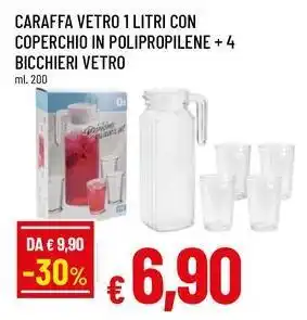 Famila Superstore Caraffa vetro offerta