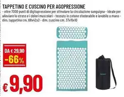 Famila Superstore Tappetino e cuscino per agopressione offerta