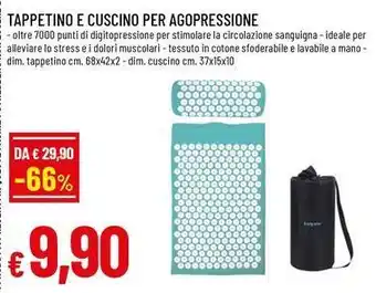 Famila Superstore Tappetino e cuscino per agopressione offerta