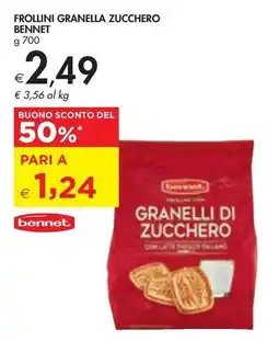 Bennet Frollini granella zucchero BENNET offerta