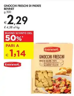 Bennet Gnocchi freschi di patate BENNET offerta