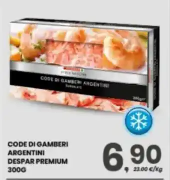 Interspar Code di gamberi argentini DESPAR PREMIUM offerta