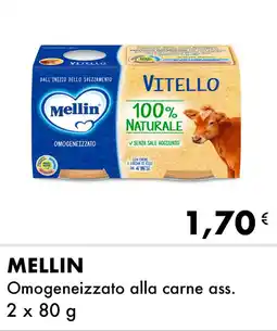 Iper Tosano MELLIN Omogeneizzato alla carne ass. offerta