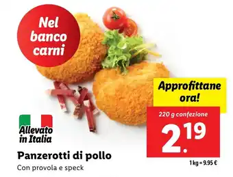 Lidl Panzerotti di pollo offerta