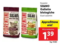 Lidl Fiorentini SI&NO Gallette biologiche offerta