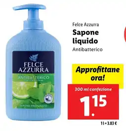 Lidl Felce Azzurra Sapone liquido offerta