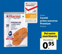 Lidl Pharma Cerotti primo soccorso Premium offerta