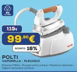 Euronics POLTI VAPORELLA - PLEU0210 offerta