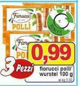 Pewex Wurstel di pollo offerta